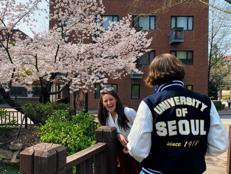 Students of the Public Health Sciences and Science Communication programs on exchange at the University of Seoul. This year, Master’s students at ITMO have already visited Italy, Greece, South Korea, Turkey, and Germany, with trips to China planned for fall of 2023. Credit: ITMO’s Center for Science Communication
